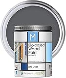 ✅ COBERTURA PERFECTA SOBRE MADERA DE EXTERIORES: Esta pintura para madera exterior de secado rápido también ofrece un acabado de alta cobertura. La pintura para madera exterior Masquelack crea una película flexible y transpirable que protege la madera contra la humedad, el agua y las manchas. Se recomienda homogeneizar el producto antes y durante la aplicación para un resultado óptimo.