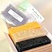 All Natural / Organic Handmade Soap Gift Set - Peppermint Tea Tree w/ Activated Charcoal, Lemongrass, Patchouli Lavender - Made with All Natural / Organic Ingredients