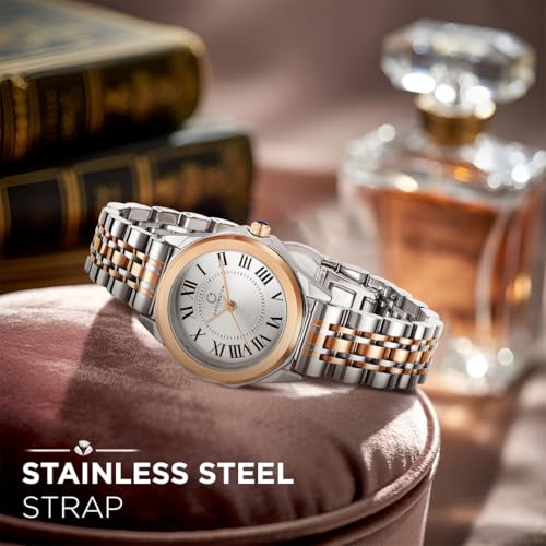 Image of Carlington Diva Series Analog Women Wrist Watches with Stainless Steel Chain Strap Fashion Watches for Ladies - CT 104