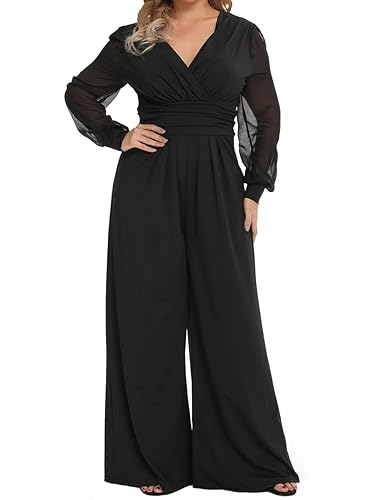 RED DOT BOUTIQUE 701 - Plus Size Mesh Long Sleeve