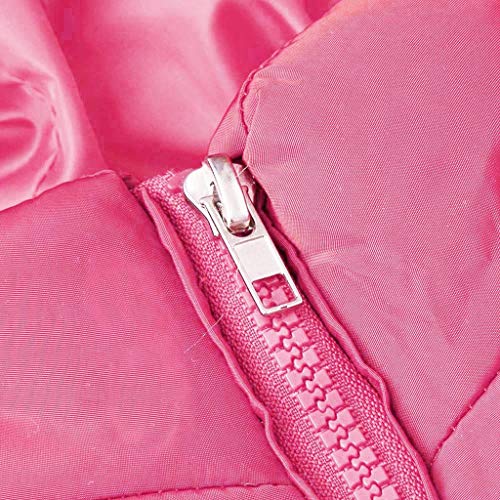 Boy Baby Coat Jumpsuit Warm Girl Winter Infant Jacket Outerwear Hooded Romper Boys Coat&Jacket (Hot Pink, 6-9 Months) #TOP4