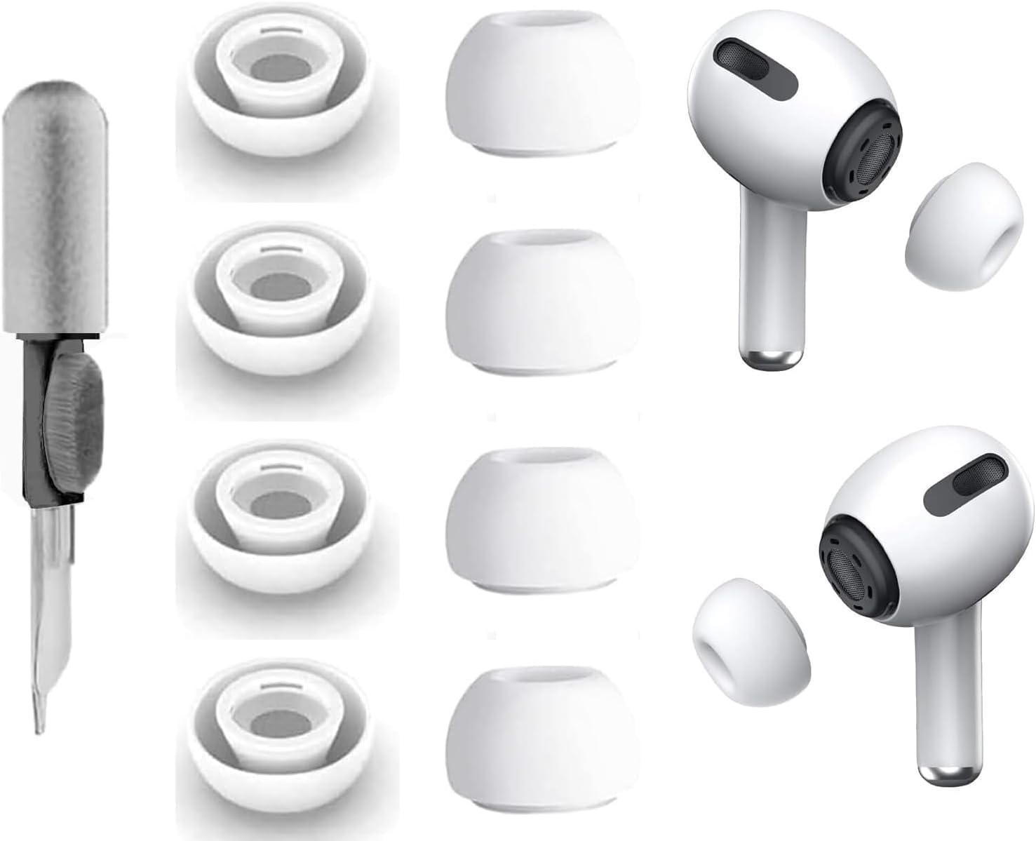 Amazon.co.jp: ALXCD イヤーチップ 4組 AirPods Pro 第2世代/第1世代