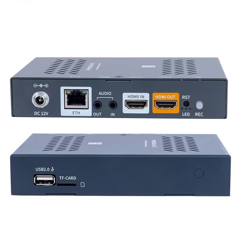 Convertisseur vidéo HD HDMI résolvant les pertes de connexion réseau avec encodage H.265 SRT