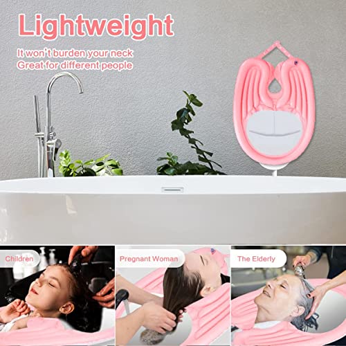 Portable Inflatable Shampoo Basin For Bedside And In Bed For Elderly, Disabled, Pregnant, Injured, Bedridden, Handicapped. Wash Hair In Bed Shampoo Bowl With Drain Tube Use For Washing Coloring Hair #TOP4