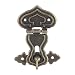 Produktbild Fallenschloss aus Bronze, Schrankschloss, 63 x 48 mm, antiker Stil, für kleine Schmuckkästchen, Koffer und Schränke, 10 Stück.