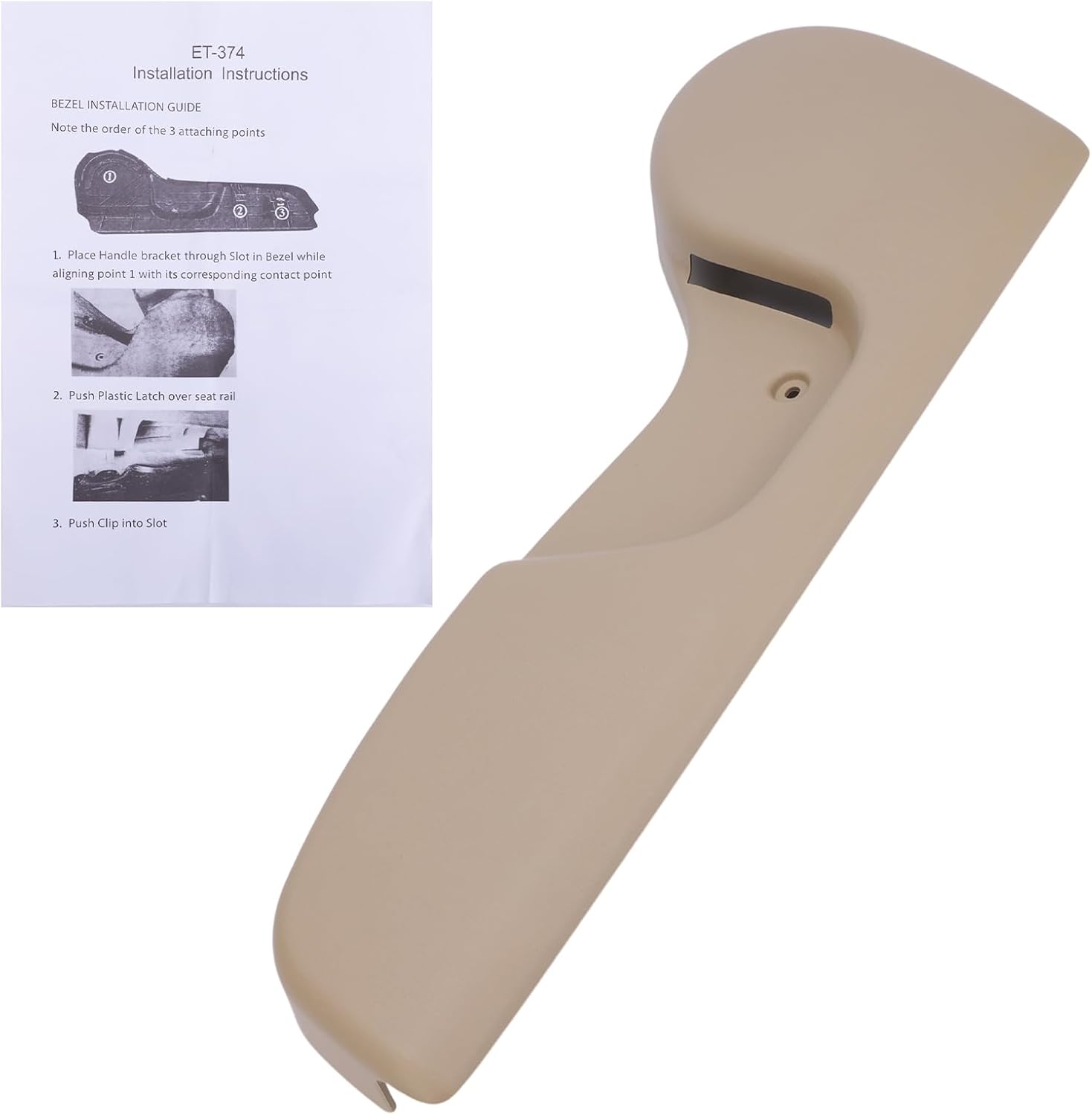 Driver Side Seat Trim Panel Bezel Cover LH Compatible for T-acoma 2001-2004 71812-04010-E0 7181204010E0