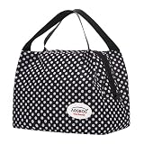 【Uso versátil】la apariencia de moda es perfecta para todo tipo de ocasiones de la vida y adecuada para mujeres o niños. Puede llevar fácilmente su almuerzo o comida favorita a la oficina, la escuela, la playa, el gimnasio, un picnic u otra actividad al aire libre. También puede ser un regalo para su ser querido para expresar su amor en Halloween, Navidad, San Valentín u otros festivales