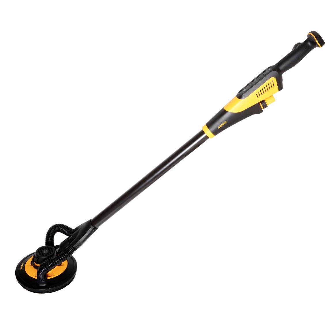 Mirka LEROS - Lijadora excéntrica de pared y techo con flexibilidad de 180° (225 mm de diámetro) y bolsa de transporte, 4000-8000 rpm