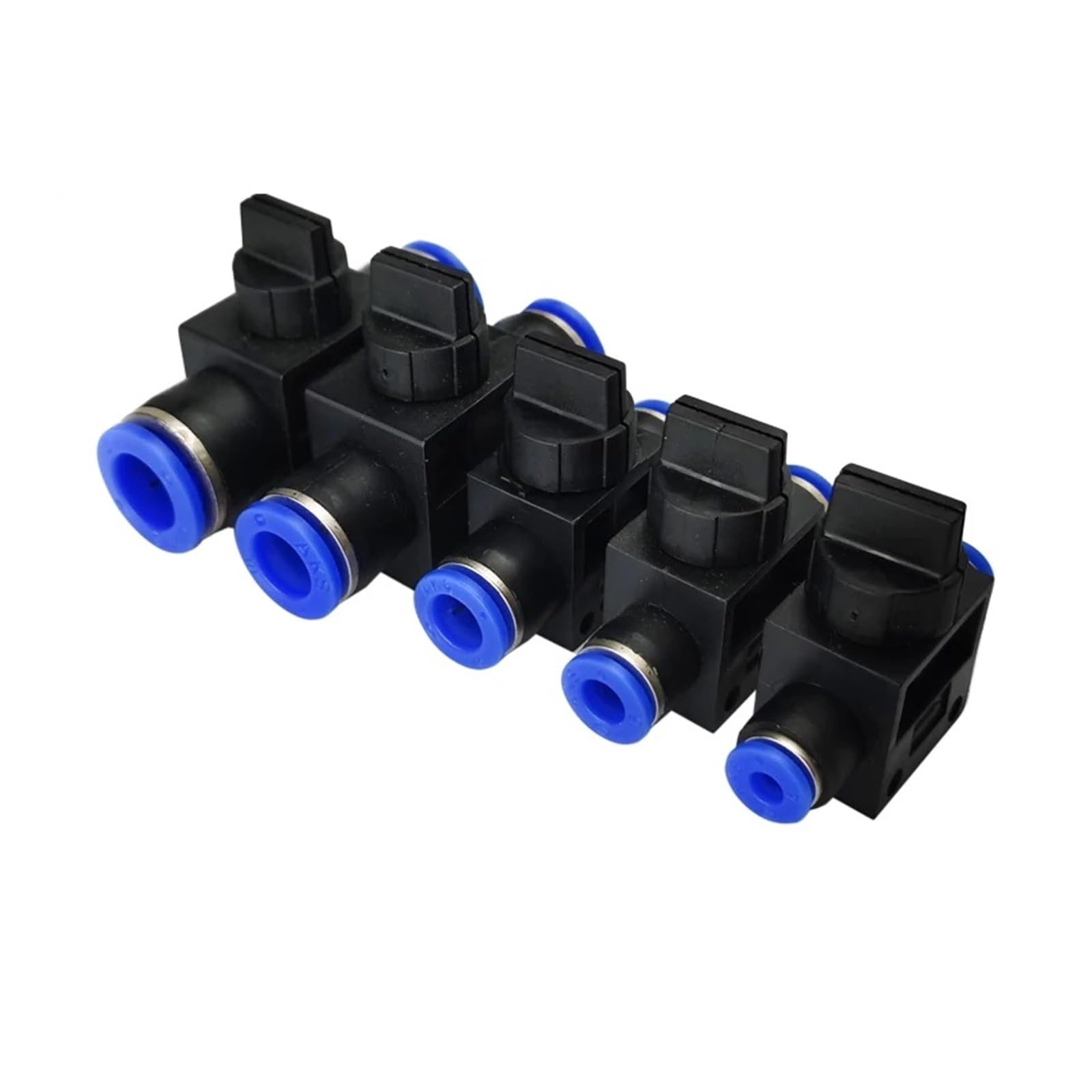 10PCS HVFF Pipe Air Connectors Direct Thrust 4 to 12mm Hose Quick Couplings Pneumatic Fitting(HVFF12(10PCS)) Plumbing Fittings