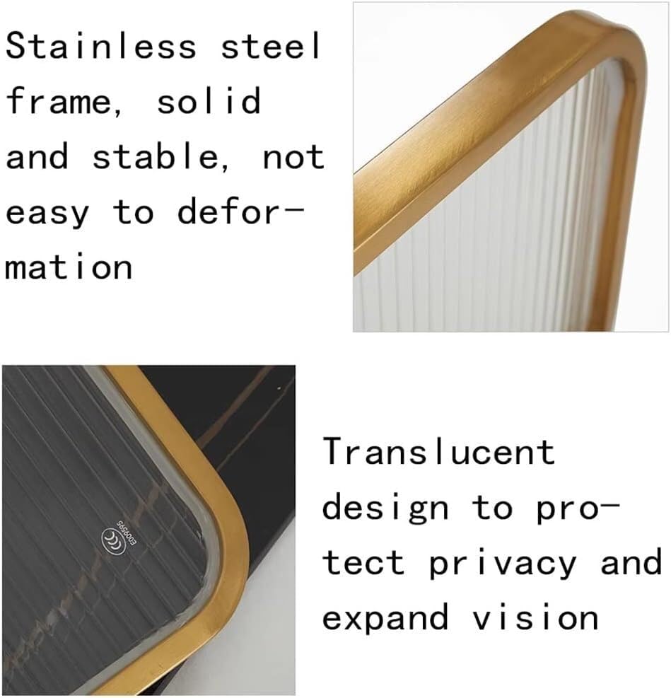 Écran de confidentialité pour comptoir de bureau Or 70 cm chic - 7