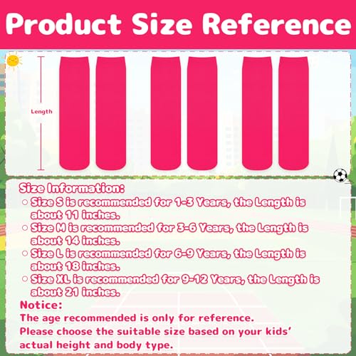 Image of Olreco 3 Pack Toddler Soccer Socks Kids Baseball Socks Boys Girls Softball Sock Youth Football Sock Athletic Accessories