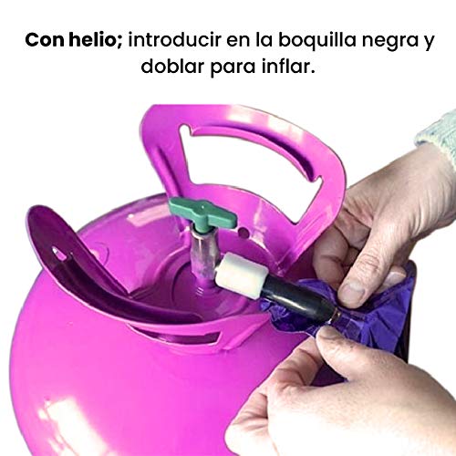 Pack Maxi Duo - 2 bombonas de helio de 0.42m3 para 100 globos
