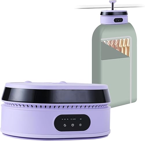 Secadora de ropa portátil, secadora portátil para apartamento, hogar, viajes, casa rodante, dormitorio, mini secadora plegable compacta para ropa,