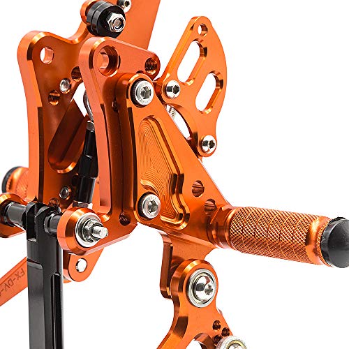 Repose-pieds réglable Diavel Moto CNC kit commandes reculées - 5