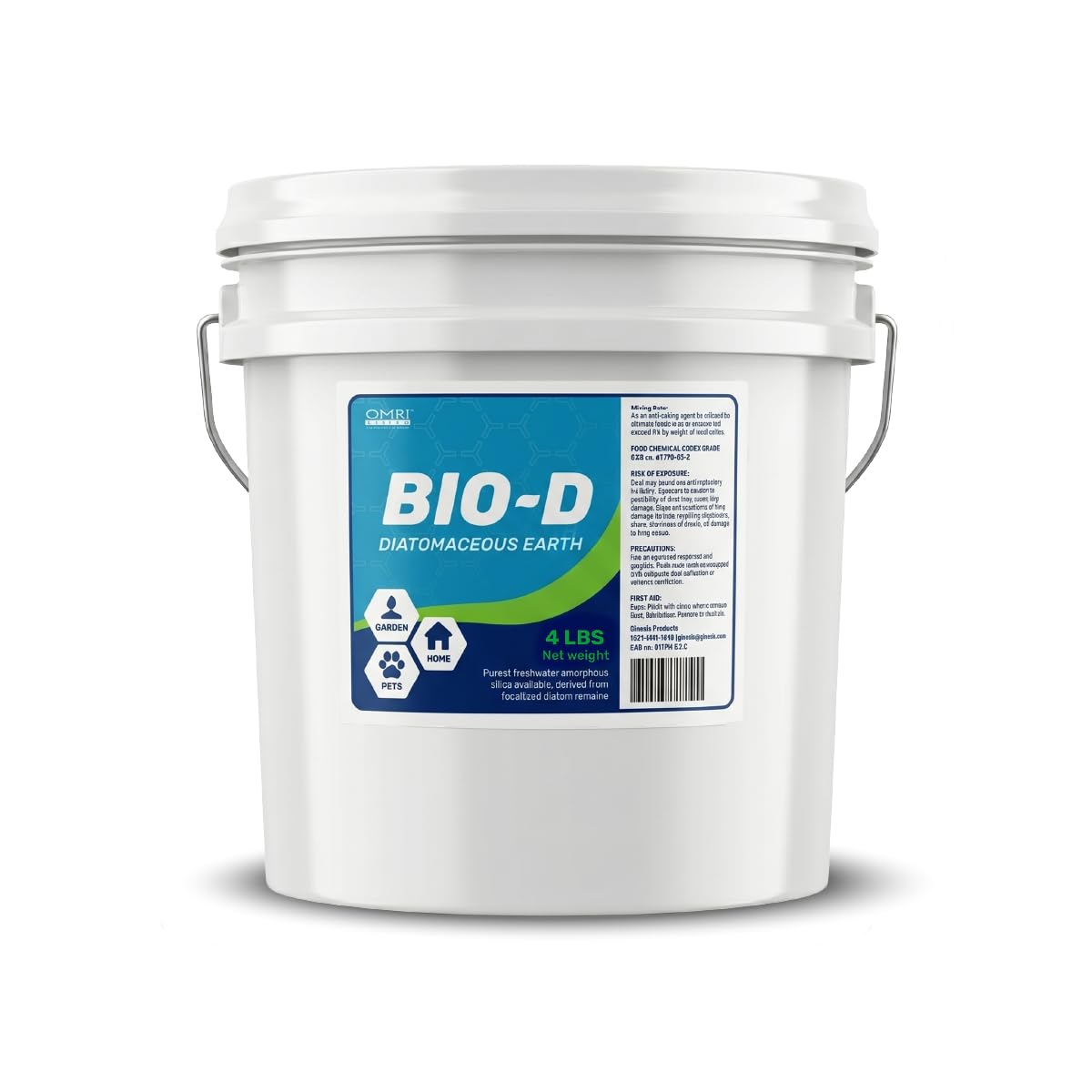 Bio-D Food Grade 4lb DE pail