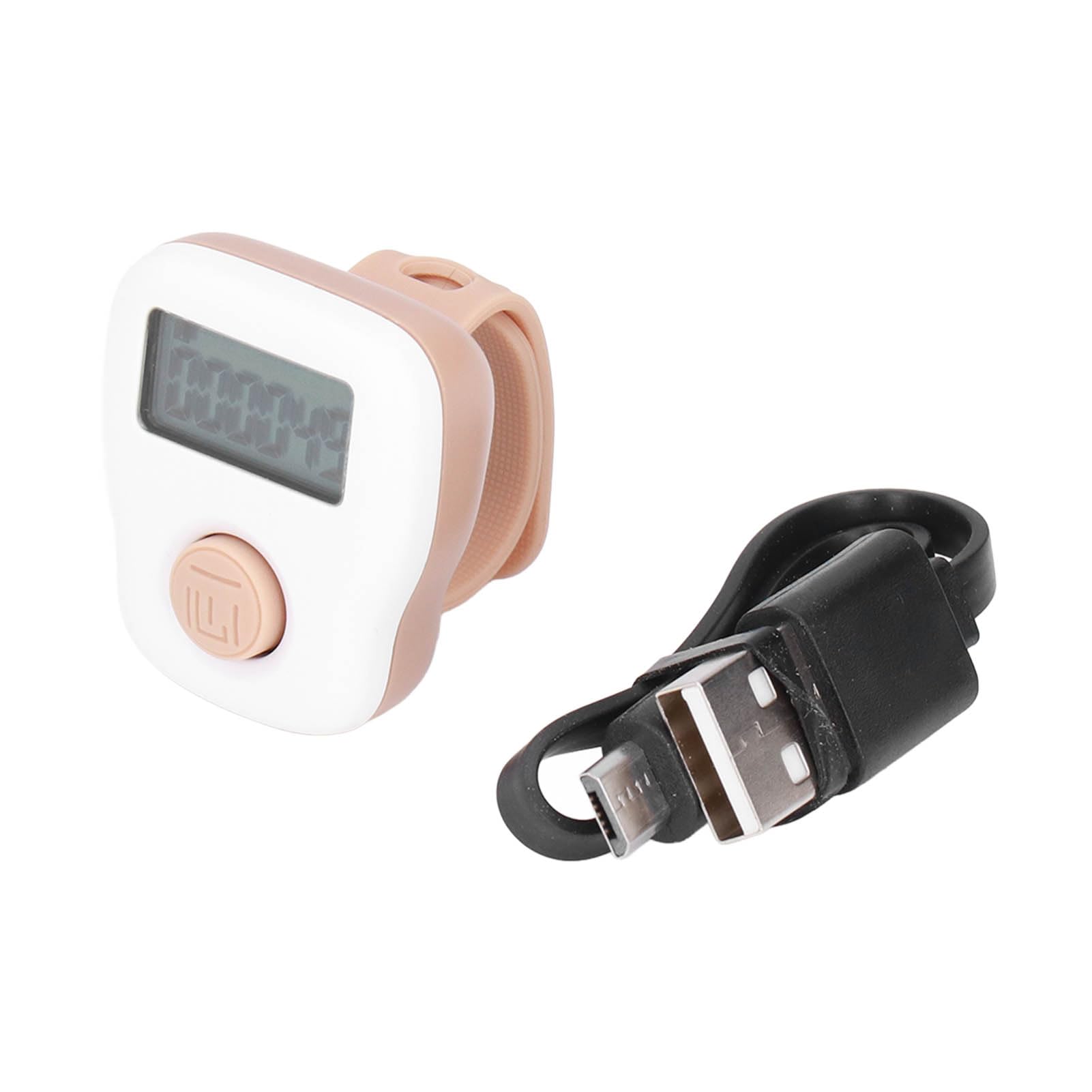 Ring Counter, USB Rechargeable Finger Counter Silicone for Sports-image-30