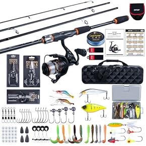 ミニチュアロッドリールセット Amazon.co.jp: スピンキャストコンボ - ロッド・リールセット