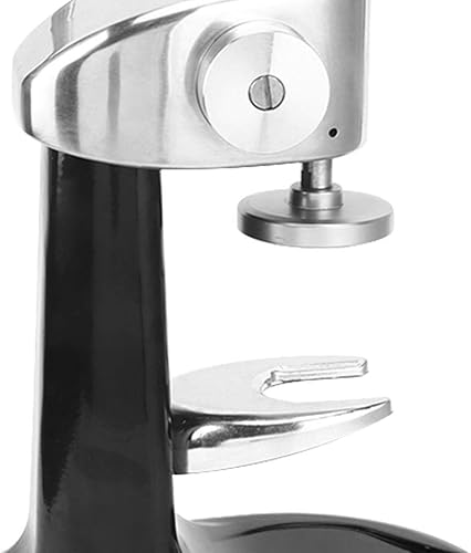 Miniatura 7 de Máquina de prensado de polvo de café cuantitativo manual de acero inoxidable, máquina de prensado de café expreso con 2 bases, para uso comercial y