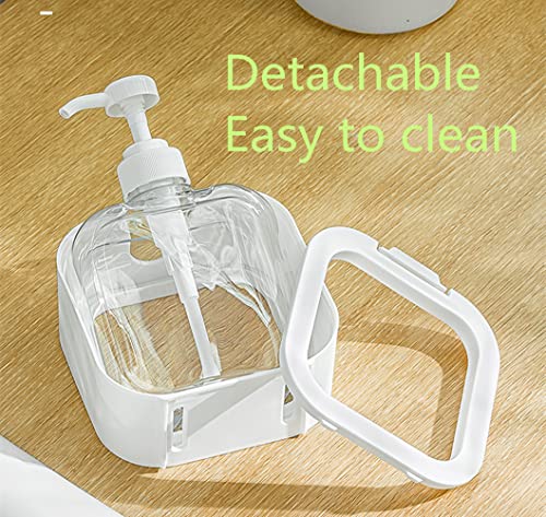image for ZNZNANG Pump Lotion Bottles, 2PCS Plastic Pump Bottles Dispenser, for 