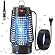 NIIYACO Insektenvernichter Elektrisch, 12W UV Elektrischer Insektenfalle Mückenlampe, IPX4 wasserdichte, Mückenabwehr Indoor & Outdoor für Garten, Fliegenfalle Mückenfalle für Mücken, Fliegen, Motten