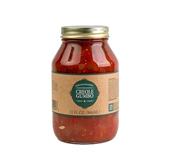 Creole Gumbo by Charleston Favorites Traditional Southern Gumbo Soup, Small Batch, Ready to Eat, 32 fl oz Jar