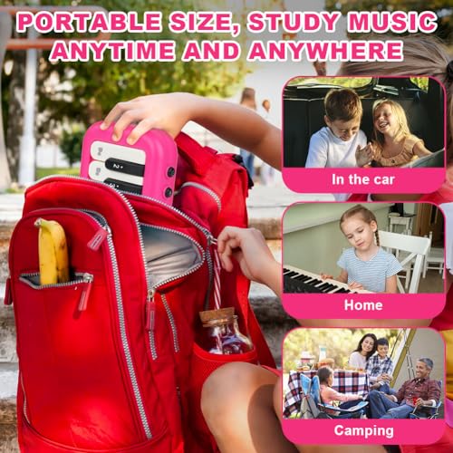 HOTUT Klavier Keyboard Kinder, Kinder Klaviertastatur für Baby, Multi-Funktions Musikspielzeug mit Licht & Ton, Musik Baby Spielzeug für ab 18 Monate Kleinkinder, Klavierspielzeug Geschenk