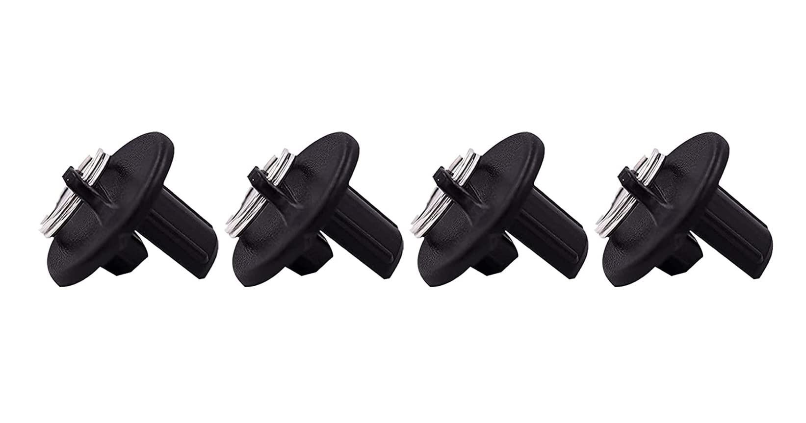 Bungee kit, Lihopefe,Cordless Bracket ，Coolaroo Replacement Accessories (Nice end Cap 2 Pair, Black)