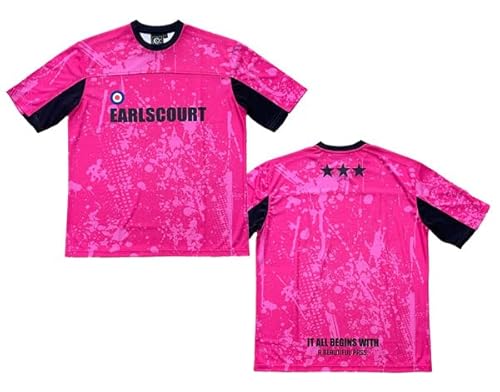 アールズコート Earls court ペイント柄切替トップ ジュニア JR サッカー プラクティスシャツ プラシャツ 22SS FPINK 130