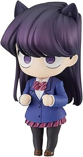 Jilijia Komi Can't Communicate Anime Figure Komi Shoko Q Version Action Figure 10CM PVC Changeable Head Movable Character Model for Home Decoration Gifts