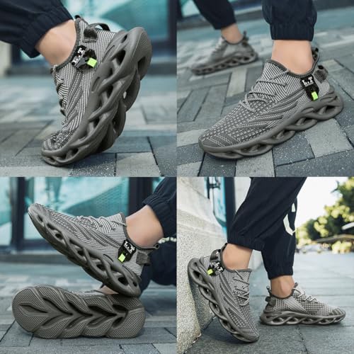 Image of EGMPDA Mens Shoes Running Slip On Tennis Walking Shoes Lightweight Breathable Sneakers for Gym Work Casual Soft Sole Trainers Non Slip Athletic Footwear