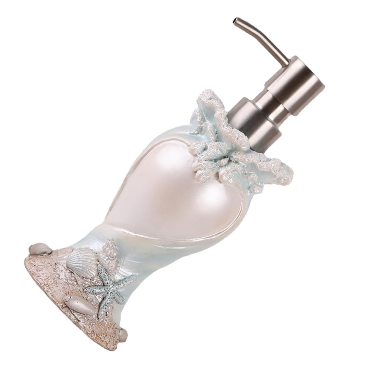 Dispensador de Loción Forma de Concha 200ml de Resina