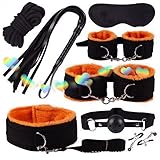 WreGmgg Orange 8-Teiliges Nylon Indoor Sports Neues Set, Ausgestattet Mit Trainingspeitsch, Paargeschenk - D4