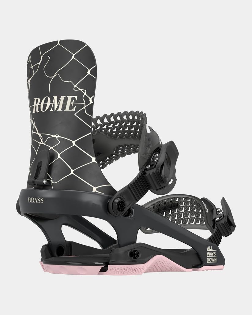 Rome Womens Brass Fullwrap Snowboard Binding - 2024/2025 Black | Small