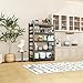 Metal Kitchen Shelf, Heavy Duty 5 Tier Adjustable Storage Shelf, 3000 lb. Load Capacity, Steel Dividers for Heavy Duty Tools and Cookware, Ideal for Kitchen, Pantry, Garage,71.2 “H x 35.4