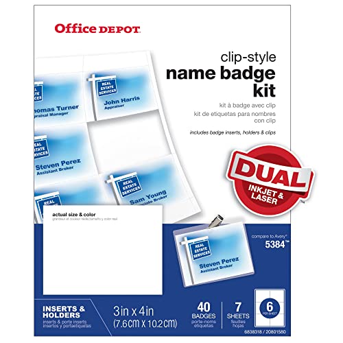 Office Depot Name Tags FOR SALE! PicClick