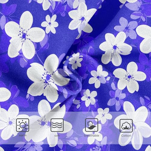 Flowers Floral Blue Toddler Girls's Underwear 2T 23029123