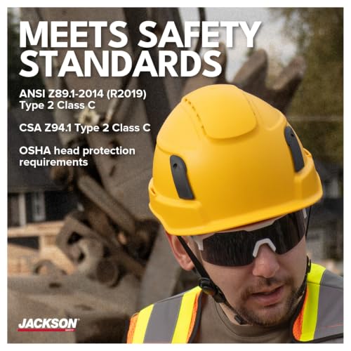 Jackson Safety XS2-500 Type 2 Hard Hat - Vented Construction Safety Helmet with Side Impact Protection - Meets & Exceeds CSA Z94.1 Type 2 Class C Standard by Jackson Safety - Image 5