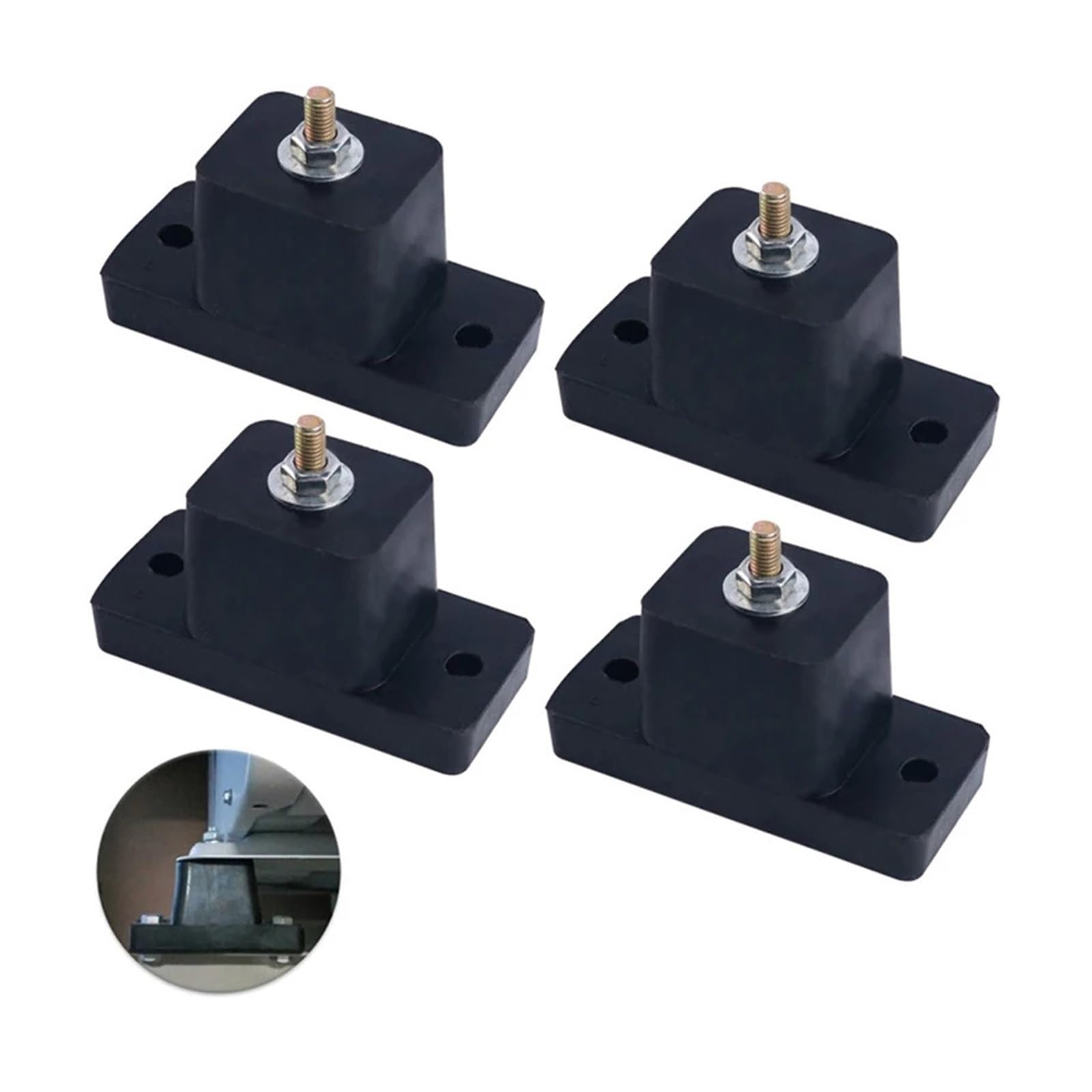 Soporte Amortiguador Almohadillas Aislantes Antivibración Soporte Cojín Aire Acondicionado Montaje De Vibración De Goma
