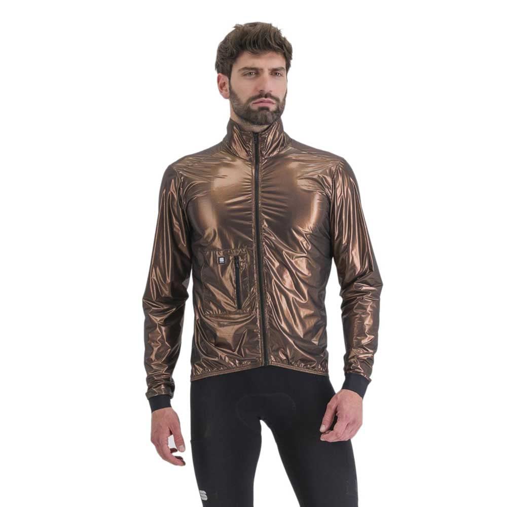 Sportful Giara Packable Jacket - Men's Metal Bronze, Xxl