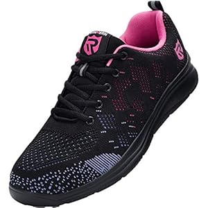 LARNMERN Staal Toed Werkschoenen Anti-steek Veiligheidsschoen Heren Dames Lichtgewicht Slip Bestendig LM33