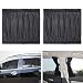 WINOMO 2pcs Side Window Car Sunshades Car Curtains UV Sunshade Drape Window Shield (Black)