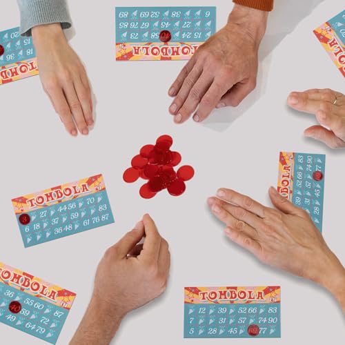 Juego Tombola Bingo, tradicional italiano hasta 24 jugadores miniatura 6