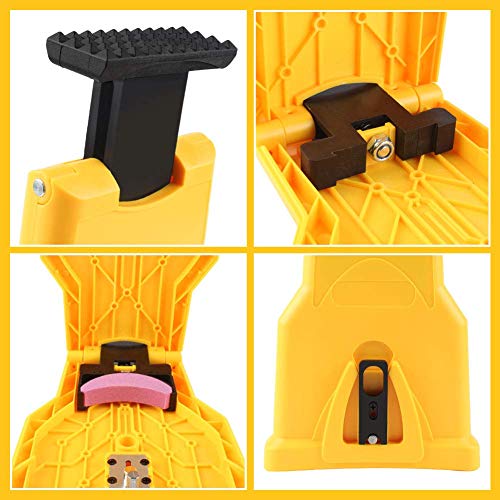 Wakaka Portable Proprietary Chainsaw Teeth Sharpener Sharpens Chainsaw Saw Chain Sharpening Tool System Abrasive Tools