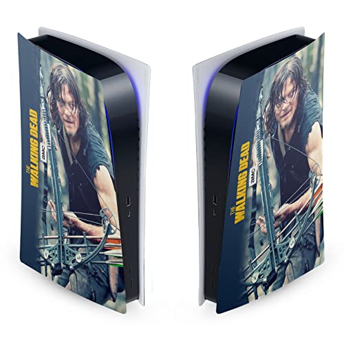 Skin PS5 Digital The Walking Dead Daryl Dixon Autocollant Vinyle Console