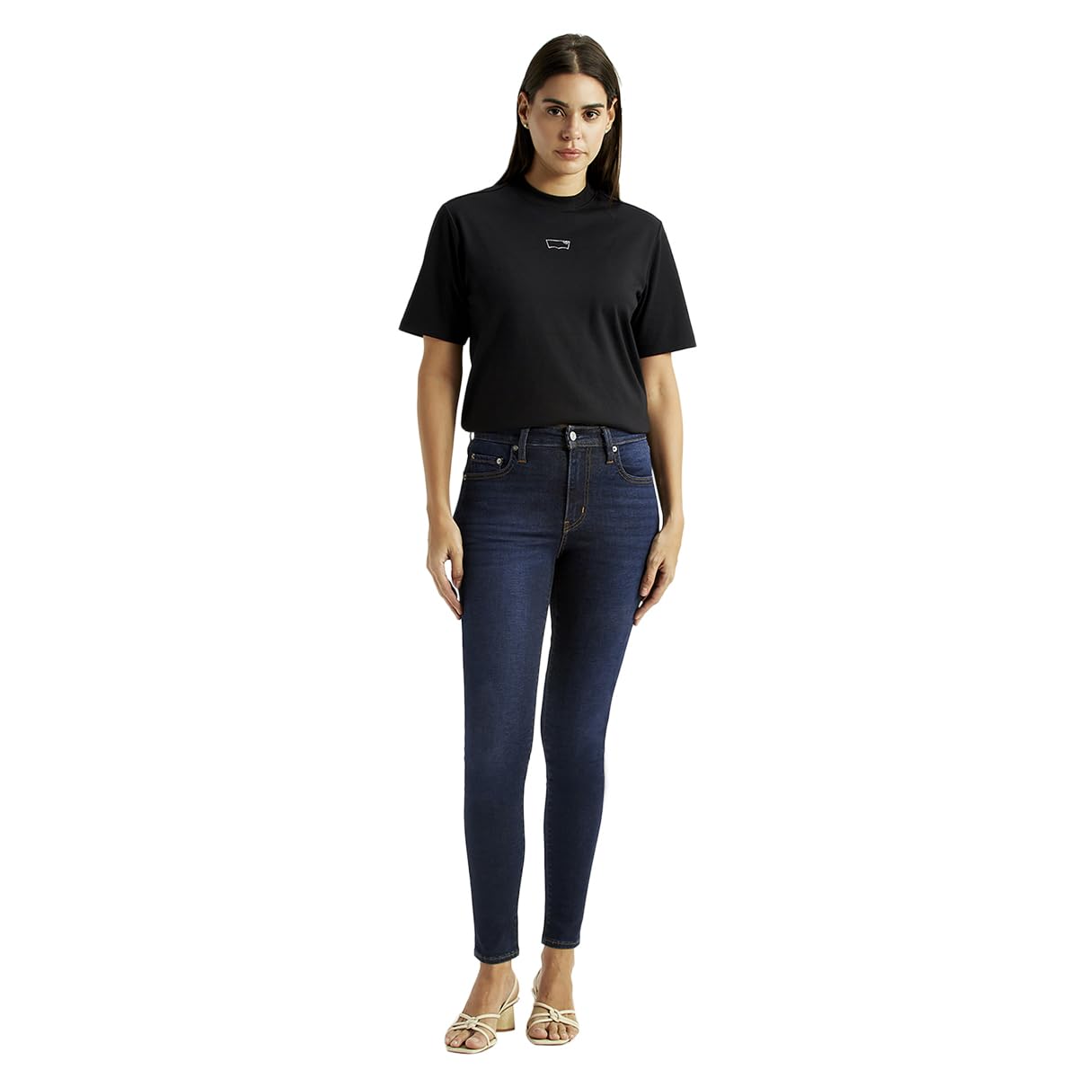 Women's 721 Dark Indigo Skinny fit high Rise Jeans-image-21