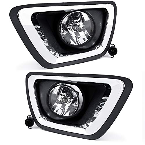 Rp Remarkable Power, Fl7082 Fit For 2015-2020 Colorado Clear Lens Bumper Lamps Pair Fog Lights Only #TOP1