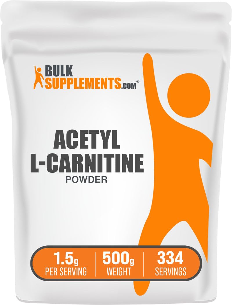 how to take l carnitine powder Amazon.com: BulkSupplements.com Acetyl L-Carnitine Powder - as ALCAR HCl, Carnitine Supplement