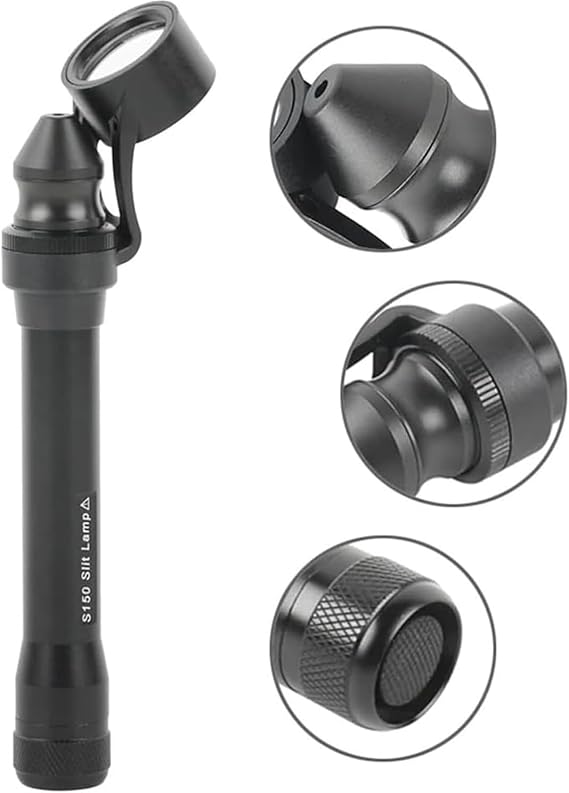 Portable Slit Lamp Microscope, Handheld Optical Slit Lamp with 5X Magnification for Veterinary and Ophthalmologic Use