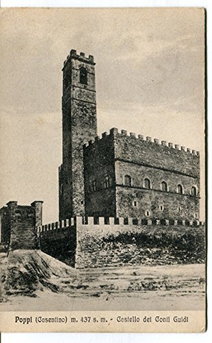 1932 Poppi Casentino Castello Conti Guidi Guller Arezzo dest. Modena FP B/N VG Cartolina Postale