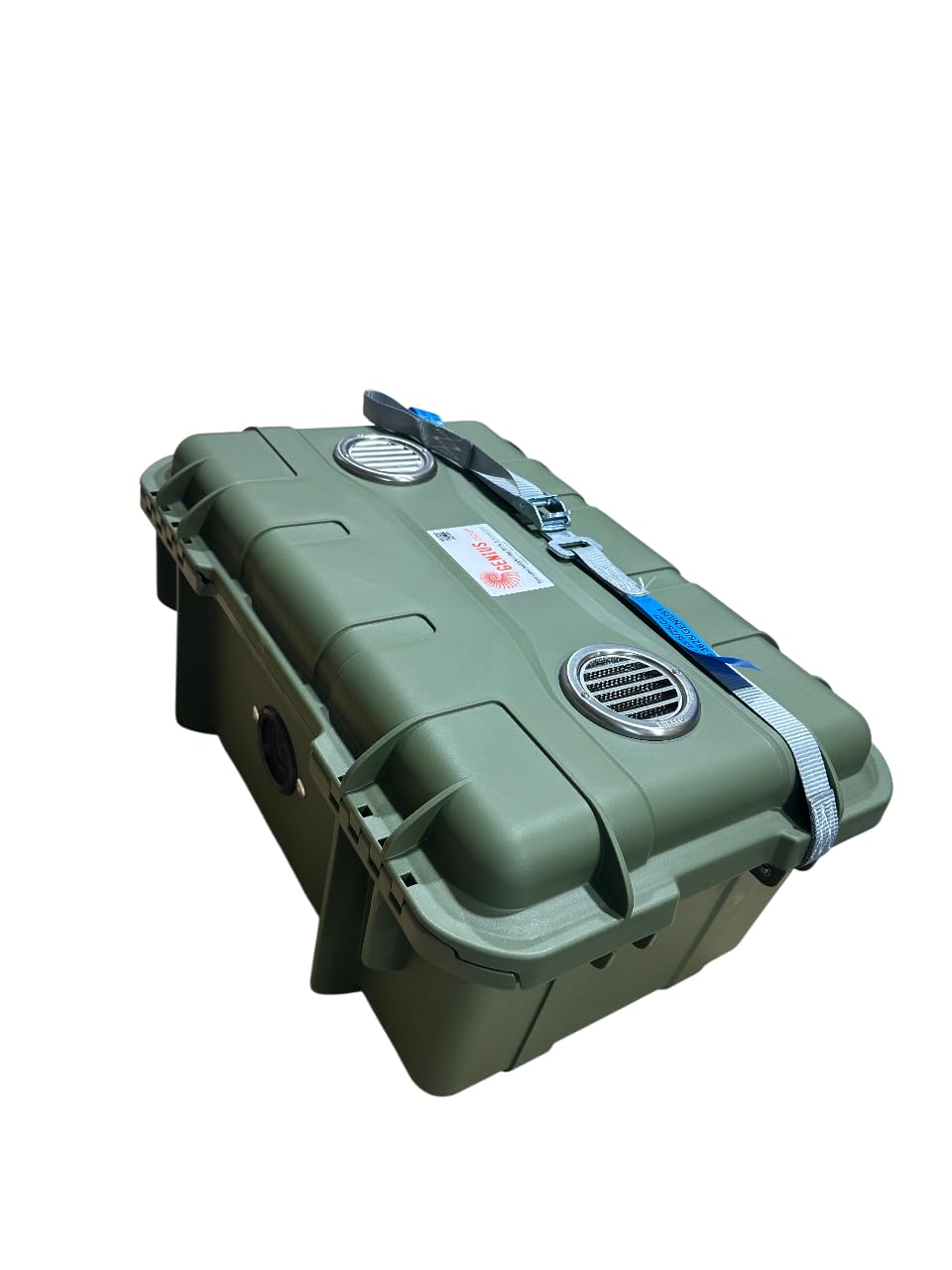 GENIUS Brandschutz- und Sicherheitskoffer BSK-1, Polypropylen, 600 x 400 x 280 mm, max. 8 kg, 1000 Wh (Oliv)